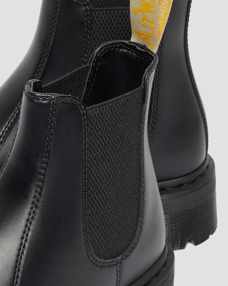 Men's Dr Martens Vegan 2976 Felix Platform Chelsea Boots Black | AU 498OKI